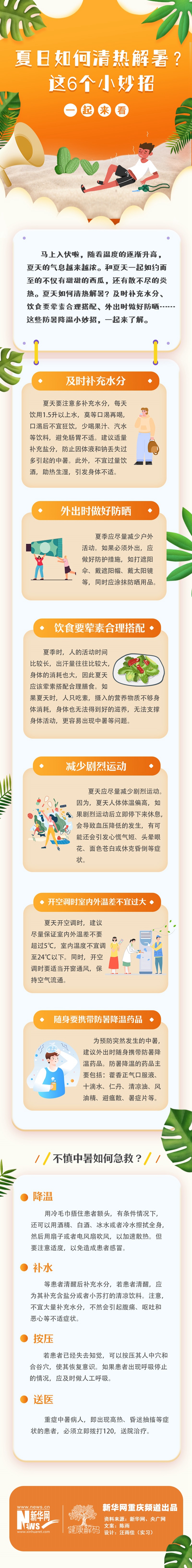 夏日如何清熱解暑？這6個(gè)小妙招一起來(lái)了解